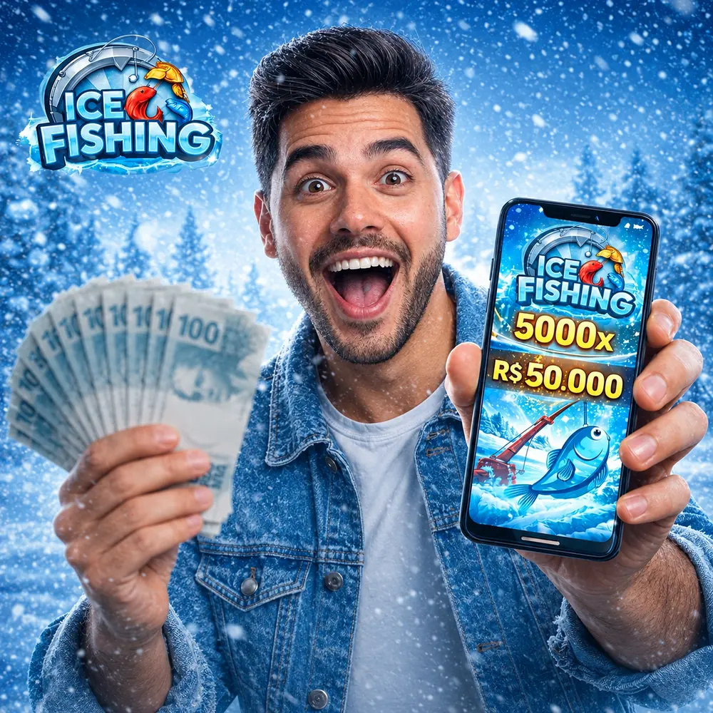 Criativo visual ice fishing usado no domínio frenvio.eu